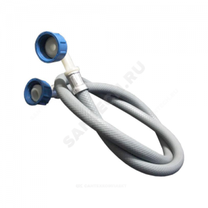 Шланг заливной для стиральной машины D=16мм гайка-гайка 3/4"-3/4" L=1,5м для х/в в индивидуальной упаковке ЗИП-ФЛЕКС 05315У .