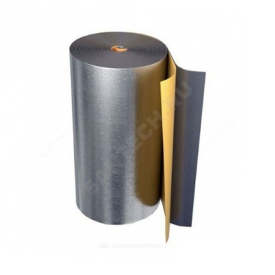 Рулон вспененный полиэтилен BLACK STAR DUCT AL 15/1,0-7 Тмакс=95°C самоклеящийся с покрытием алюминиевая фольга чёрный Energoflex EFXR1517BSDUCAL