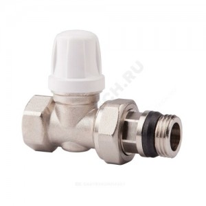 Клапан запорный для радиатора 955 Ду 15 Ру10 ВР прямой штуцер с герметичной прокладкой Icma 82955AD06