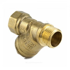 Фильтр сетчатый Y-образный латунь Ду 20 Ру20 G3/4" ВР/НР 4002 с отверстием под пломб Aquasfera 4002-02