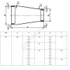 Переход сталь концентрический Дн 76х3,5-38х2,5 (Ду 65х32) бесшовный ГОСТ 17378-2001 РБ