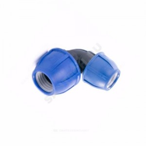 Отвод компрессионный ПЭ переходной Дн 32х20х90гр Ру16 RTP (РосТурПласт) 22118