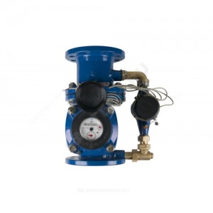 Счётчик х/в комбинированный (крыльчатый и турбинный) Ду 80/20 Ру16 30С L=370мм фл импульсный СТВК-2 ДГ Декаст 10-80-03