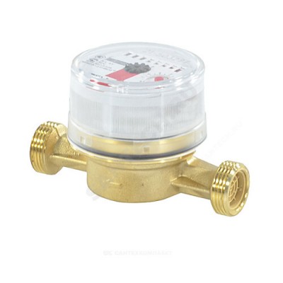 Счётчик г/в крыльчатый одноструйный Ду 20 Ру10 90С L=130мм резьба Б/К WFW20 Итэлма