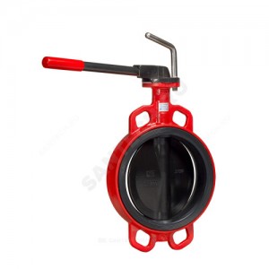 Затвор дисковый поворотный чугун ЗПТС Ду 100 Ру16 межфл с рукояткой диск чугун манжета EPDM HT FL(w)-3-100-MN-НТ Гранвэл BD01N12825