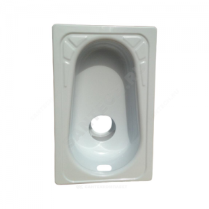 Чаша Генуя сталь со смещенным сливом без комплекта Сантэкс (Гомель)