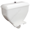 Бачок пластиковый для унитаза низкорасположенный белый боковой подвод с полочкой в комплекте 8