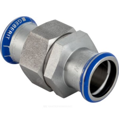 Муфта разъемная сталь нерж Дн 22 пресс Mapress Geberit 35392