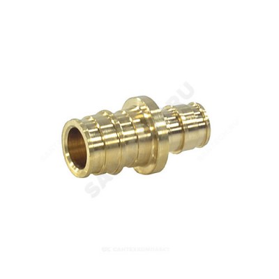 Муфта переходная для PE-X латунь Дн 25х20 РОС