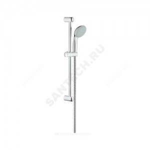 Гарнитур душевой серия Tempesta штанга 600мм+шланг+лейка 1 режим струи Grohe 27924001