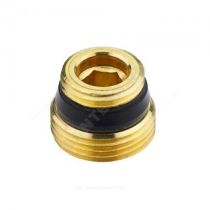 Переходник для узла нижнего подключения 1/2"x3/4" под евроконус Danfoss 003L0295