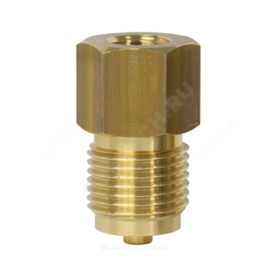 Переходник латунь для манометра М20х1,5х1/2" ВР/НР Wika 8600431