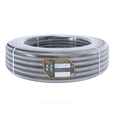 Труба гофрированная сталь нерж SS316L 25A Ду 25 Ру15 отожженная бухта 30м STAHLMANN SP3162500030