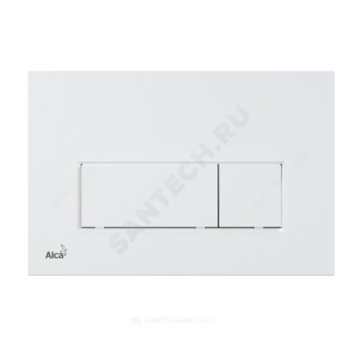 Кнопка для инсталляции белая матовая Alca Plast M576