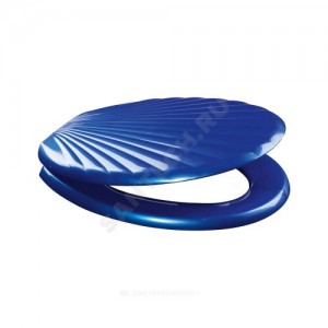 Сиденье для унитаза Серия КР синее полипропилен универсальное Орио КР3-5