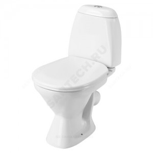 Унитаз-компакт Римини нижний подвод 1/реж полипропилен Santek 1.WH11.1.758