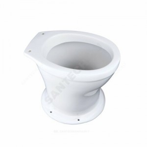 Унитаз без бачка Дачный белый верт/выпуск Лобненский стройфарфор 10/1/5/1-58