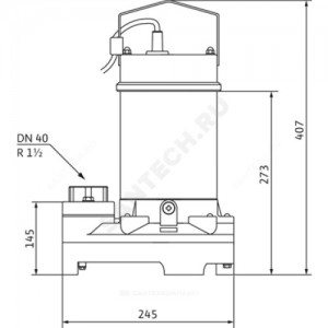Насос дренажный TS 40/14-A 3х400 Wilo 6042445