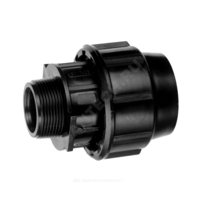 Муфта компрессионная ПЭ НР Дн 75х2 1/2" 1000281