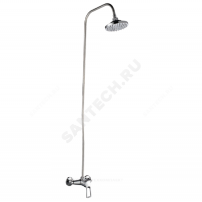 Смеситель для душа ПСМ-514-КТ/017 одноручный со стационарной трубкой Профсан