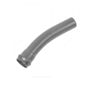 Отвод НПВХ серый SDR26 Дн 110х22гр Ру10 раструбный напорный в/к 2181045