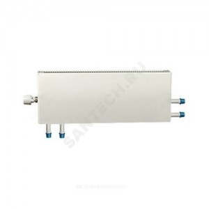 Конвектор настенный проходной "Мини" МКСК 15 П (А08) (малой глубины) 0.479кВт двухтр с т/клапаном (угл) Danfoss 013G4203 ниж/п резьба лев Сантехпром 9103816