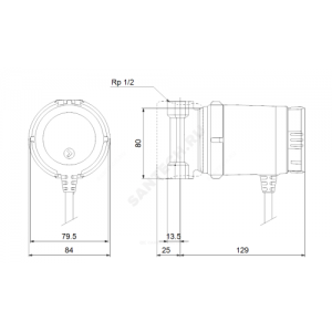 Насос циркуляционный с мокрым ротором для ГВС COMFORT 15-14 BA PM PN10 1х230В/50 Гц Grundfos 97916757