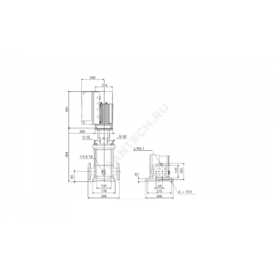 Насос многоступенчатый вертикальный CRE15-10 A-F-A-E-HQQE PN25 3х380-480В/50 Гц Grundfos 96514506