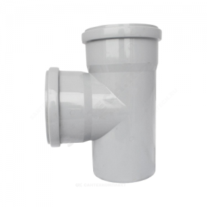 Тройник PP-H серый Дн 50х50х45гр б/нап в/к RTP (РосТурПласт) 11429