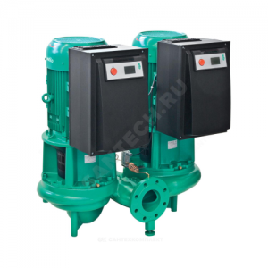 Насос ин-лайн с сухим ротором DL-E 100/145-11/2-R1 PN16 сдвоенный 3х400В/50 Гц Wilo 2153886