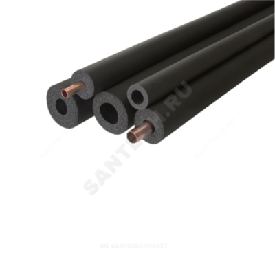 Трубка вспененный полиэтилен BLACK STAR 6/6 L=2м Тмакс=95°C чёрный Energoflex EFXT006062BS