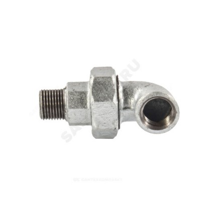 Соединитель угловой чугун оц Ду 15 (1/2") ВР/НР Fittex PLUS