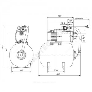 Станция насосная HiMulti 3 H 50/2-24 P Wilo 2549339