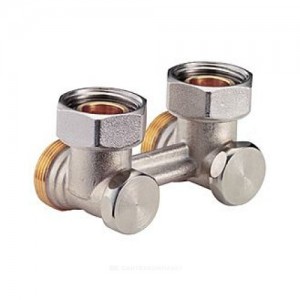 Узел нижнего подключения R388 для двухтр Ду 20 Ру10 3/4"ЕКx18 угловой Giacomini R388X001