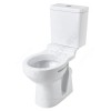 Унитаз-компакт Версаль белый нижний подвод косой выпуск 2/реж дюропласт Soft close Santek 1.WH30.2.406