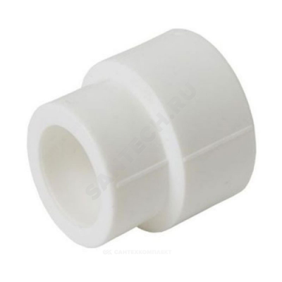 Муфта PP-R переходная белая внутренняя пайка Дн 40х20 RTP (РосТурПласт) 28093