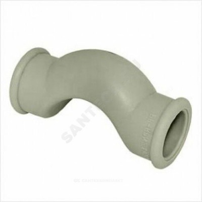 Скоба PP-R серая внутренняя пайка Дн 20 обводная с муфтами RTP (РосТурПласт) 10968