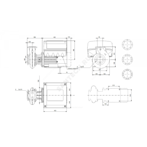 Насос консольно-моноблочный NBE80-160/151 A-F2-A-BAQE PN16 3х380-480В/50 Гц Grundfos 96539049