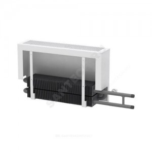 Конвектор настенный концевой Универсал ТБ-С КСК 20 (средней глубины) 0.85кВт з/у однотр с т/клапаном (пр) Danfoss 013G1813 бок/п НР 3/4" прав ТЗПО