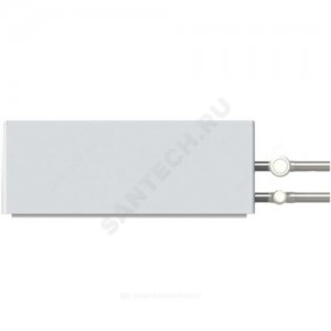 Конвектор настенный концевой "Универсал С" КСК 20 К (А12) (средней глубины) 1.226кВт двухтр с регулирующей арматурой, прямой бок/п резьба прав Сантехпром