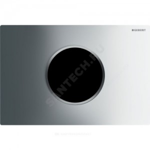 Система управления смывом для унитаза Sigma 10 ик-датчик хром глянец/хром матовый подключение к сети Geberit 115.907.KH.1