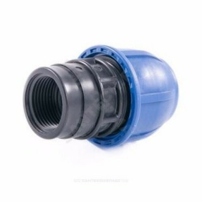 Муфта компрессионная ПЭ ВР Дн 63х1 1/4" Ру10 RTP (РосТурПласт) 21880