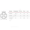 Крестовина PP-R белая внутренняя пайка Дн 25 VALFEX 10118025