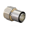 Муфта МП латунь пресс Дн 50х1 1/2" Ру10 ВР MLC Uponor 1046907 (1014641)