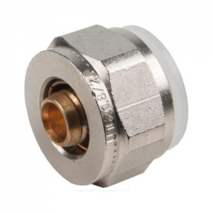 Евроконус для PE-X латунь никель Дн 16х2,0х3/4" Flex-X Uponor 1057441 (1045538)