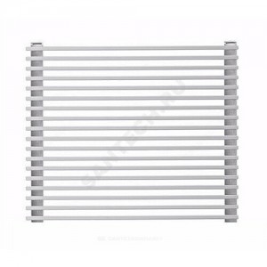 Радиатор трубчатый Параллели Г2-2000 шаг 25мм 11 секций с нижней подводкой ВР G 1/2" RAL 9005 (чёрный янтарь) КЗТО