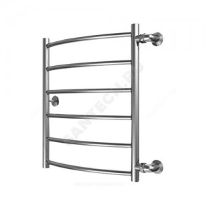 Полотенцесушитель водяной нерж сталь Лесенка Ду 25 (1") НР 500х600мм 6П боковое подключение б/к Старт-2 Элит-Металл ВЭК-10-03