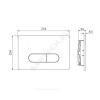 Кнопка для инсталляции OLEAS M1 черная Ideal Standard R0115A6