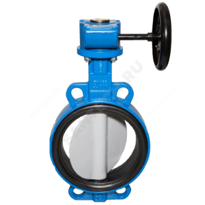 Затвор дисковый поворотный чугун VFY-WG(SYLAX) Ду 350 Ру16 межфл с редуктором диск чугун манжета EPDM Danfoss 065B7435