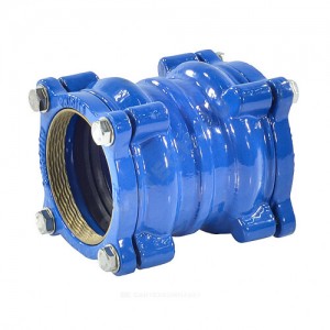 Муфта чугун соединительная для ПЭ труб Ду 300 (Дн 315-315) Ру16 L=358мм ДРК-Е Муфта чугун соединительная для ПЭ труб Ду 300 (Дн 315-315) Ру16 L=358мм ДРК-Е